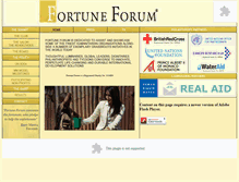 Tablet Screenshot of fortuneforum.org